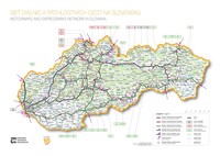 Sieť diaľníc a rýchlostných ciest na Slovensku